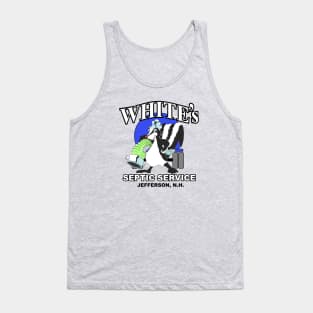 white's septic service back only Tank Top